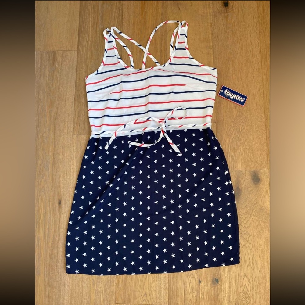 Cute USA dress, Tipsy Elves Fourth of July